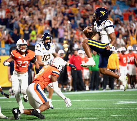 WVU the Best Virginia in win over No. 25 Cavaliers